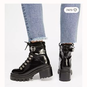 Free People Jeffrey Campbell Combat Boots